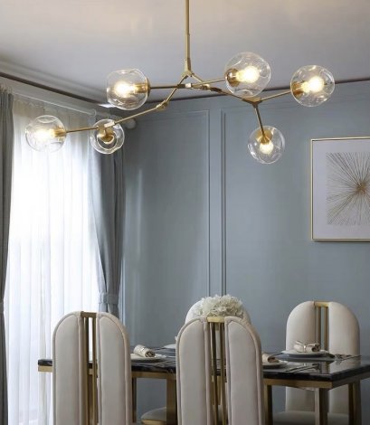 โคมไฟแขวนเพดาน รุ่น BUBBLE EVE-00001 จำนวน 6 หลอด