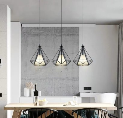 โคมไฟแขวนเพดาน รุ่น EVE-10434 สำหรับใส่หลอด E27 จำนวน 1 ดวง