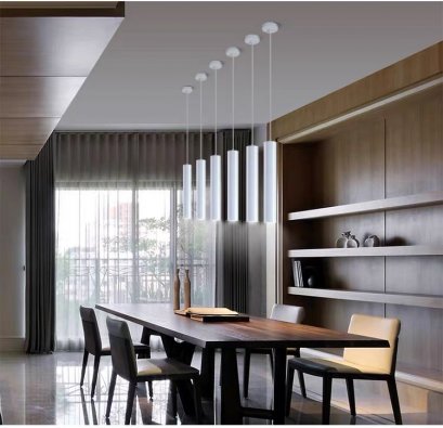 โคมไฟแขวนเพดาน รุ่น EVE-00407 LED 7W ขนาด 6x60cm. ราคาสำหรับ 1 แท่ง