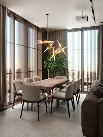 โคมไฟแขวนเพดาน รุ่น LINER EVE-EVE-00002 จำนวน 12 หลอด