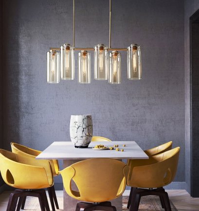 โคมไฟแขวนเพดาน EVE-00430 สำหรับใส่หลอด E14 จำนวน 6 ดวง