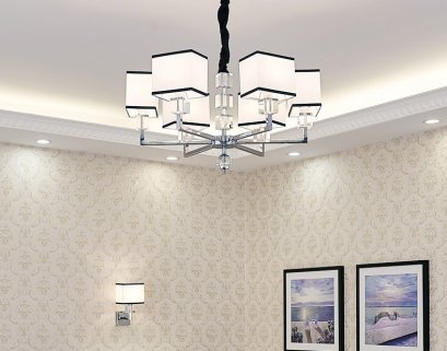 โคมไฟแขวนเพดาน EVE-00413 สำหรับใส่หลอด E14 จำนวน 6 หลอด