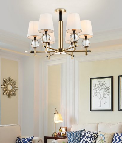 โคมไฟแขวนเพดาน EVE-00426 สำหรับใส่หลอด E14 จำนวน 6 ดวง