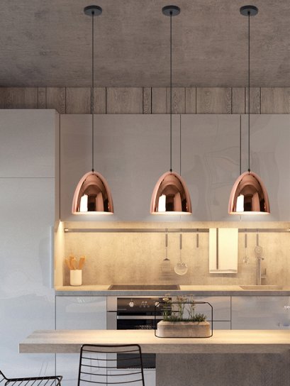 โคมไฟแขวนเพดาน รุ่น ROSE BERRY EVE-00400 สำหรับใส่หลอด E27 จำนวน 1 ดวง