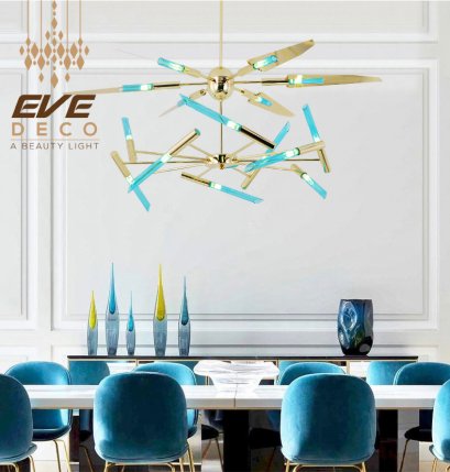 โคมไฟแขวนเพดาน รุ่น EVE-00096 สำหรับใส่หลอด G9 จำนวน 24 ดวง