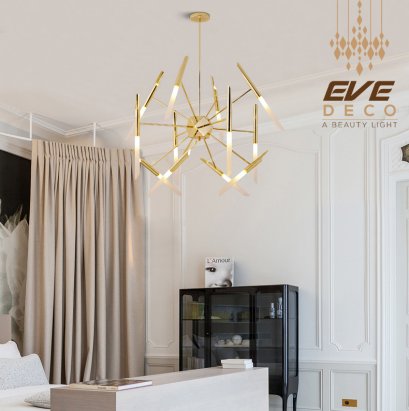 โคมไฟแขวนเพดาน รุ่น EVE-00095  สำหรับใส่หลอด G9 จำนวน 16 ดวง