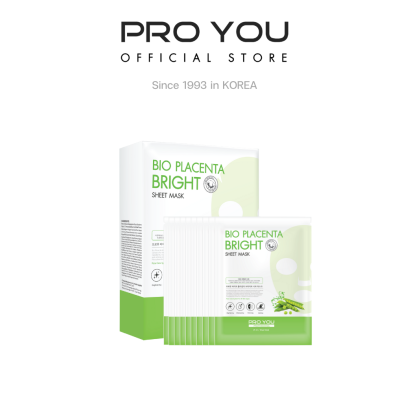Pro You Bio Placenta Bright Sheet Mask (25mlx10แผ่น)