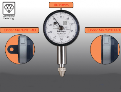 Dial Indicators Range 0 - 0.5mm. Graduation 0.002mm.