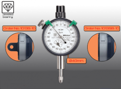 Small Dial Indicators Range 0 - 1mm. Graduation 0.002mm.