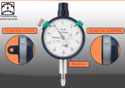 Small Dial Indicators Range 0 - 3.5mm. Graduation 0.01mm.