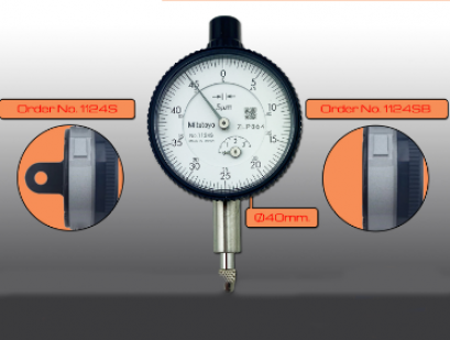 Small Dial Indicators Range 0 - 3.5mm. Graduation 0.005mm. [series  1124]