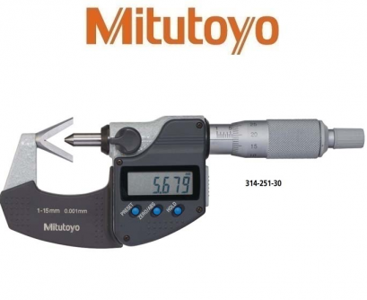 ดิจิตอลไมโครมิเตอร์ปลายสัมผัสตัววี [Series 314]