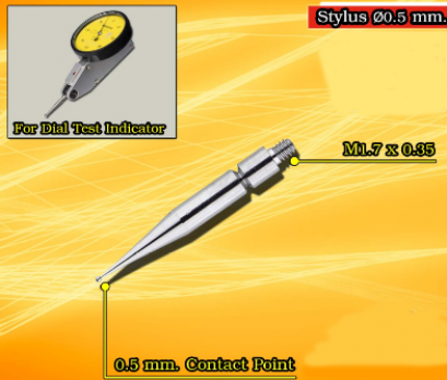 Contact Point for Dial Test Indicator Size