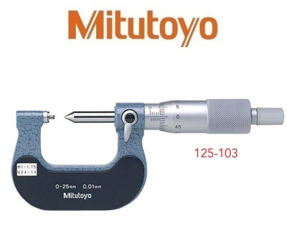 ไมโครมิเตอร์วัดเกลียวสกรู [รุ่น 125]