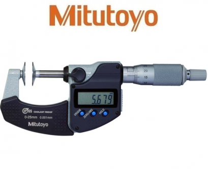 ดิจิตอลไมโครมิเตอร์ปากวัดแบนแบบจาน [Series 323]