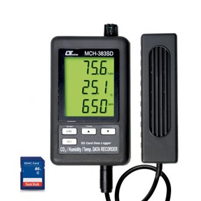 Lutron MCH-383SD เครื่องวัดคาร์บอนไดออกไซด์ 3 In 1