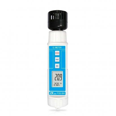 Lutron PO2-250 เครื่องวัดออกซิเจนและอุณหภูมิในอากาศแบบพกพา