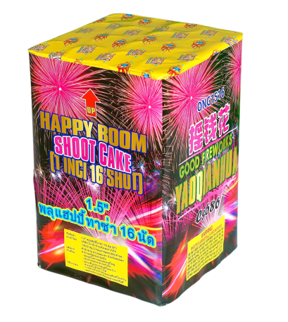 မီးရှူးမီးပန်း 16 ချက် အမြင့် 9 လက်မ (1.5)