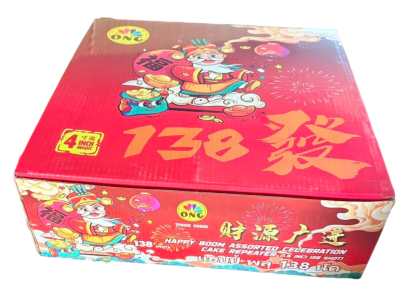 မီးရှူးမီးပန်း 138 ချက် အမြင့် 4 လက်မ (0.8)