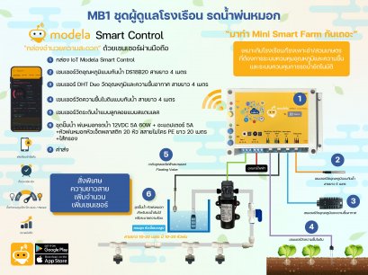 MB1 ชุดผู้ดูแลโรงเรือน รดน้ำพ่นหมอก