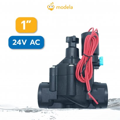 โซลินอยวาล์วพลาสติก 24V AC 1 &quot; 0.3 Amp ไม่รวม Adaptor
