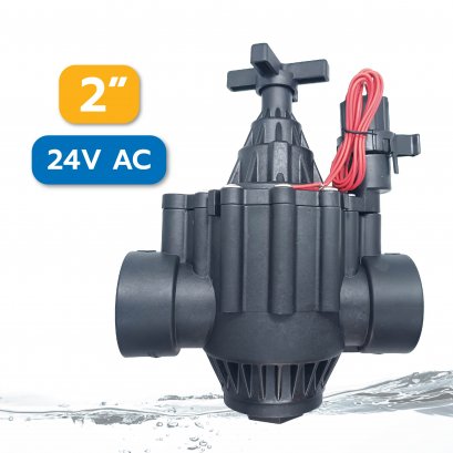 โซลินอยวาล์วพลาสติก 24VAC 2&quot; 0.3 Amp