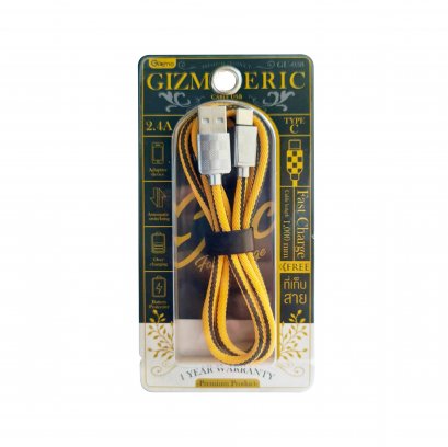 Gizmo สายชาร์จ type-c สาย ชาร์จ ซัมซุง สายชาร์จ ซัมซุง สาย ชาร์จ ไอ โฟน รุ่น New ERIC GU-038