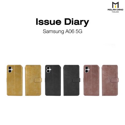 Molan Cano Issue Diary Case เคสฝาพับมีช่องใส่บัตร Samsung สำหรับซัมซุง A06 5G