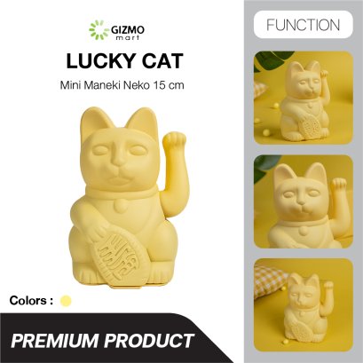 Lucky Cat Classic แมวกวักนำโชค เรียกทรัพย์ โชคลาภ มั่งคั่ง ขนาด 15 CM.