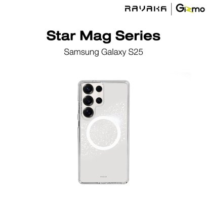 RAVAKA Star magsafe series เคสใสดีไซน์เก๋ สำหรับซัมซุง Samsung S25 Ultra