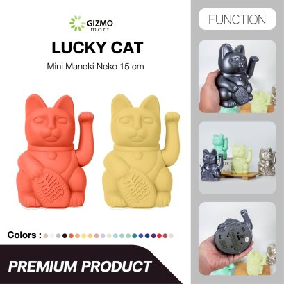Lucky Cat Classic แมวกวักนำโชค เรียกทรัพย์ โชคลาภ มั่งคั่ง ขนาด 15 CM.