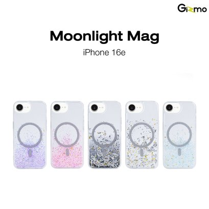 Gizmo Moonlight Series Magsafe เคสใสกลิตเตอร์ กันรอยขีดข่วน กันกระแทก สำหรับไอโฟน 16E