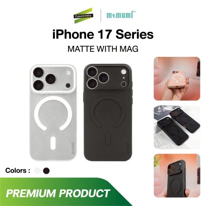 เคสใสบาง Memumi 0.3mm Matte with Magsafe iPhone 17