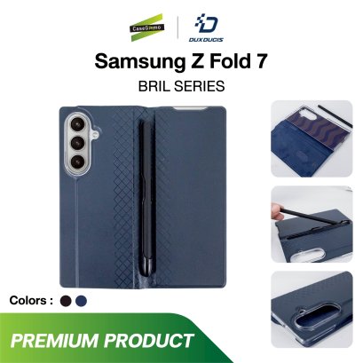 DuxDucis Bril Flip Case with Pen Holder เคสฝาพับ สำหรับ Samsung Galaxy Z Fold 7