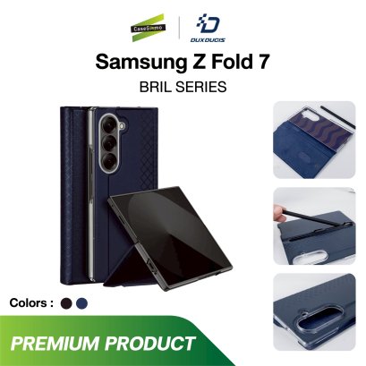 DuxDucis Bril Flip Case with Pen Holder เคสฝาพับ พร้อม S Pen สำหรับ Samsung Galaxy Z Fold 7