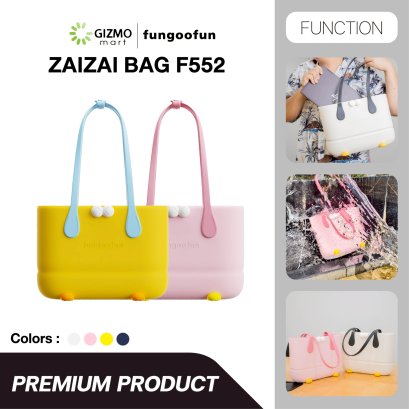 Fungoofun ZAIZAI BAG with Inner Bag กระเป๋าสะพาย EVA ดีไซน์ล้ำสมัย รุ่น F552