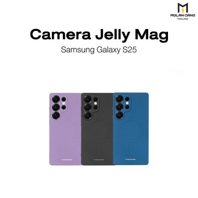 MOLAN Camera Jelly magsafe เคสนิ่มซิลิโคน สีสันสดใส ชาร์จไร้สาย สำหรับซัมซุง samsung S25 series
