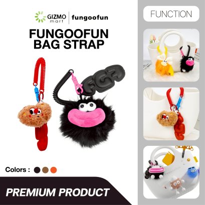 Fungoofun พวงกุญแจ Bag Strap Widgets Doll