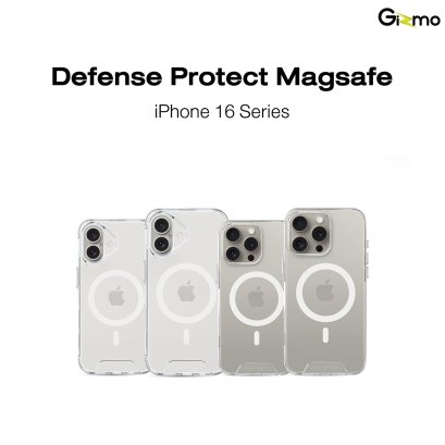 Gizmo Case Defense Protect Magsafe iPhone 16/16+/16pro/16Pro max เคสใส ชาร์จไร้สาย กันรอยขีดข่วน กันกระแทก ซีรีย์ 16