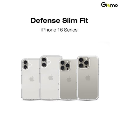 Gizmo เคสรุ่น Defense Slim Fit iPhone 16/16+/16 Pro/16 Promax เคสใส กันรอยขีดข่วน กันกระแทก ซีรีย์ 16