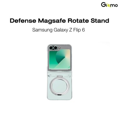 Gizmo Defense Magsafe Rotate stand รุ่น Samsung Z Flip 6 เคสชาร์จได้ มีขาตั้ง กันกระแทก