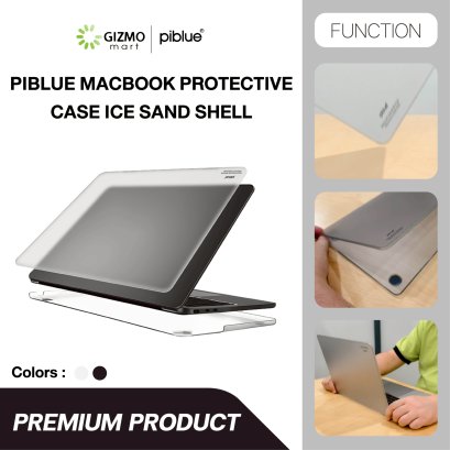 Pibule Macbook Icesand Shell Case Mac K3 เคสแมคบุ๊ค แบบบางเบา ป้องกันรอบด้าน