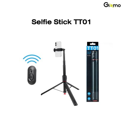Selfie Stick Auto Pop Open Tripod ไม้เซลฟี่แบบขาตั้งเปิดอัตโนมัติ รุ่น TT01