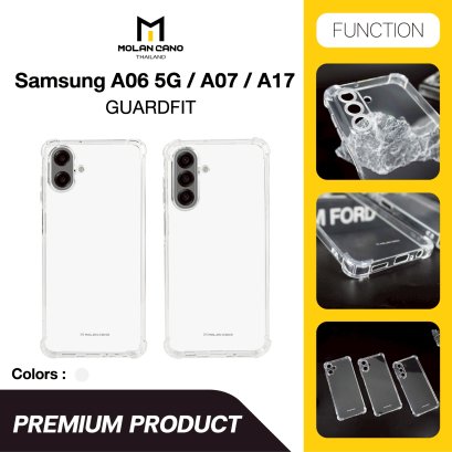 Molan cano case Guard Fit เคสใสซิลิโคนนิ่ม บิดได้ กันกระแทก รุ่น samsung A07/A17/A06 5G