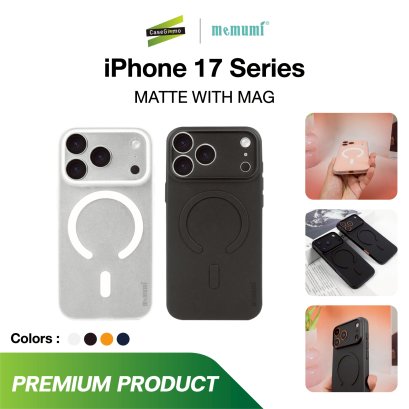 เคสใสบาง Memumi 0.3mm Matte with Magsafe iPhone 17