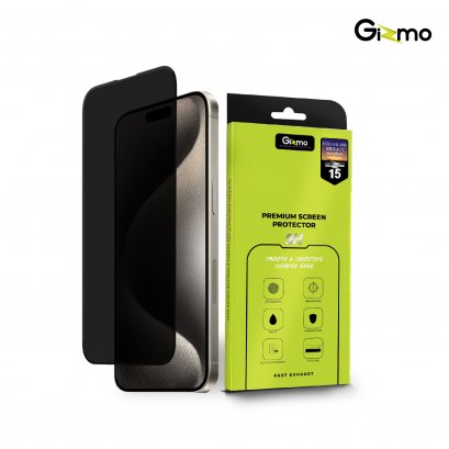 Gizmo Film FULL GLASS PRIVACY ฟิล์มความเป็นส่วนตัวแบบเต็มกระจก สำหรับรุ่น 15/15+/15P/15PM