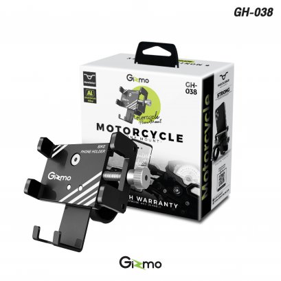 Gizmo ที่วางโทรศัพท์มอเตอร์ไซค์ ติดบริเวณแฮนด์บาร์ ที่จับมือถือมอไซค์ รุ่น GH-038 ประกัน 1 ปี