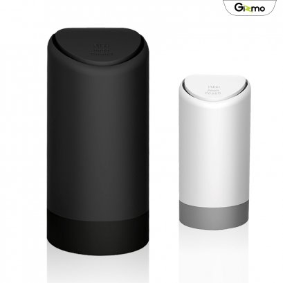 Gizmo ถังขยะในรถ ถังขยะพกพา แบบวางช่องแก้วน้ำ ถังขยะในรถยนต์ ถังขยะ GG-013