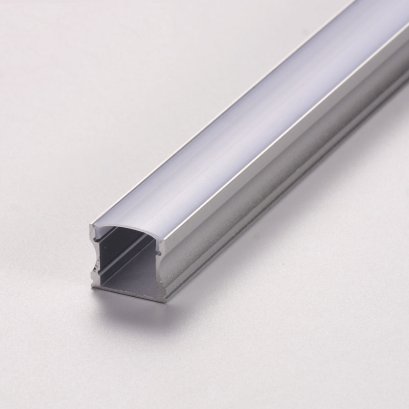 รางไฟเส้นอลูมิเนียมแบบติดลอย UD ฝาครอบขุ่นความยาว 3 เมตร