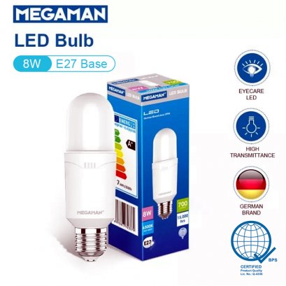 หลอด LED P-Bulb Stick 8W E27 ( หลอดแท่ง)